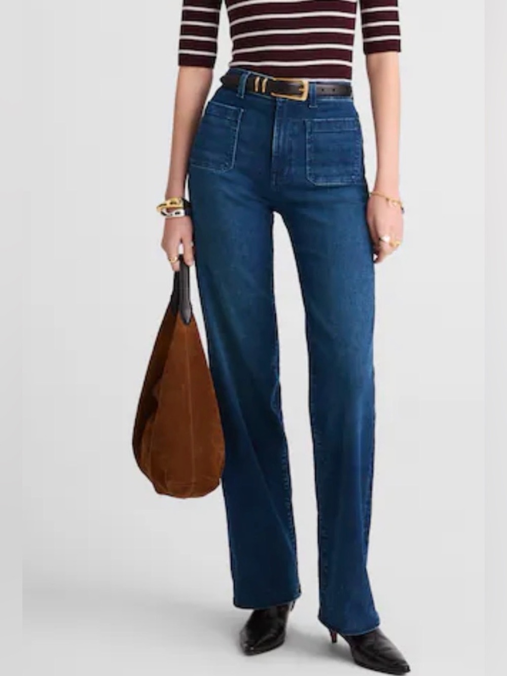 Madewell Emmett Wide Leg Jeans - High Rise